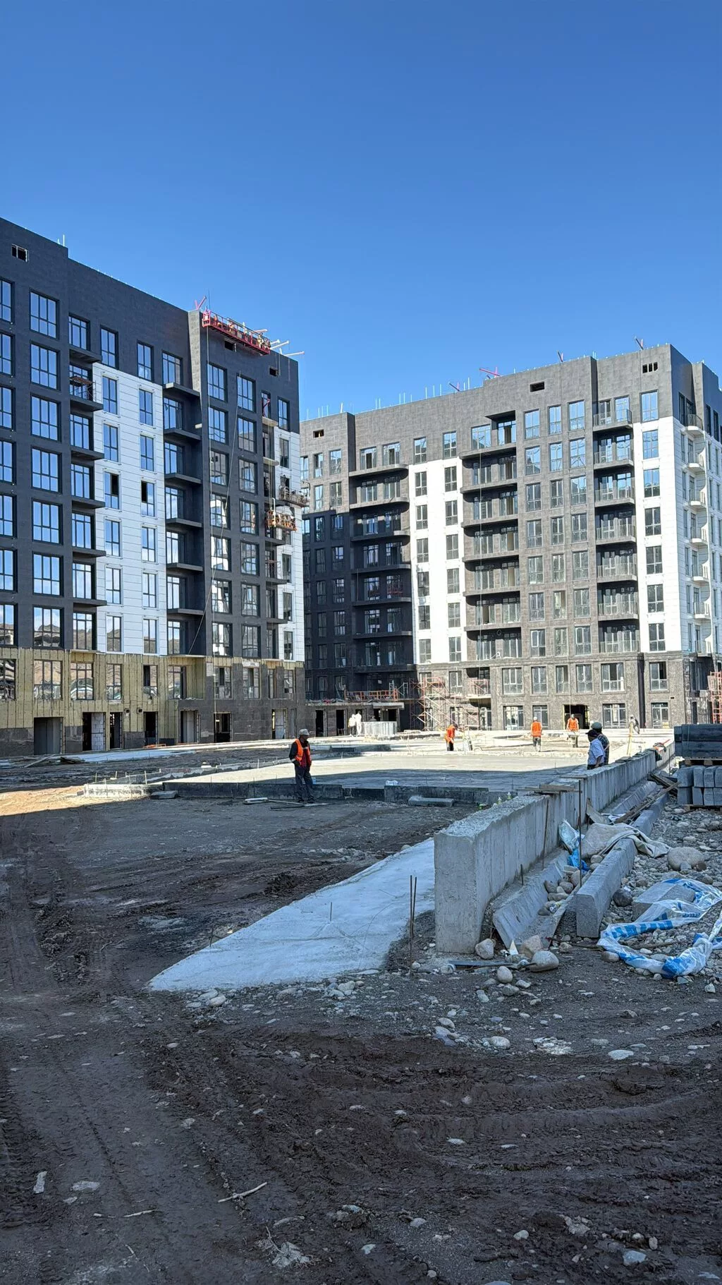 2 комнаты, 80 м², Орто-Сай с. Элитка, 9 этаж, ПСО (под самоотделку)