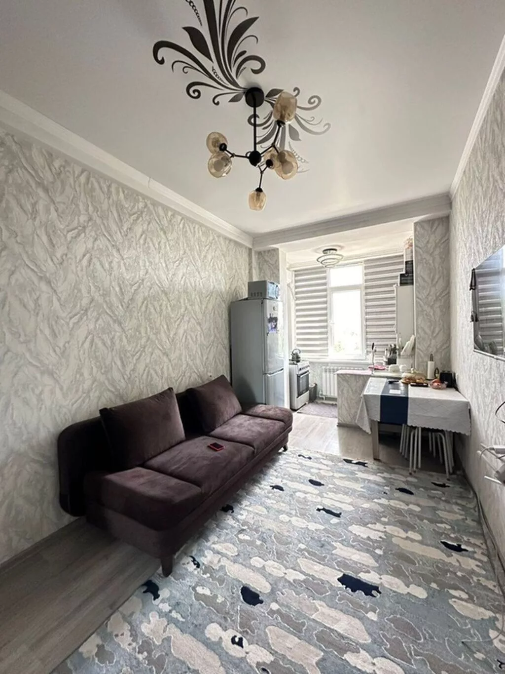 Студия, 24 м², Пишпек 107 серия, 4 этаж, Свежий ремонт