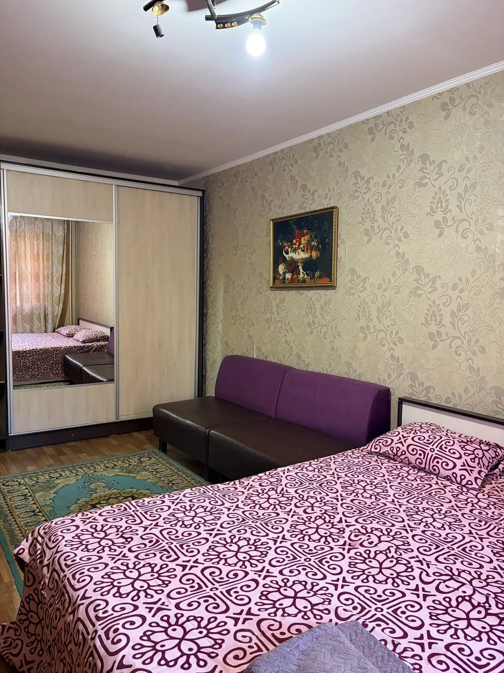 1 комната, ул. Московская / Турусбекова, Душевая кабина, Постельное белье, Парковка