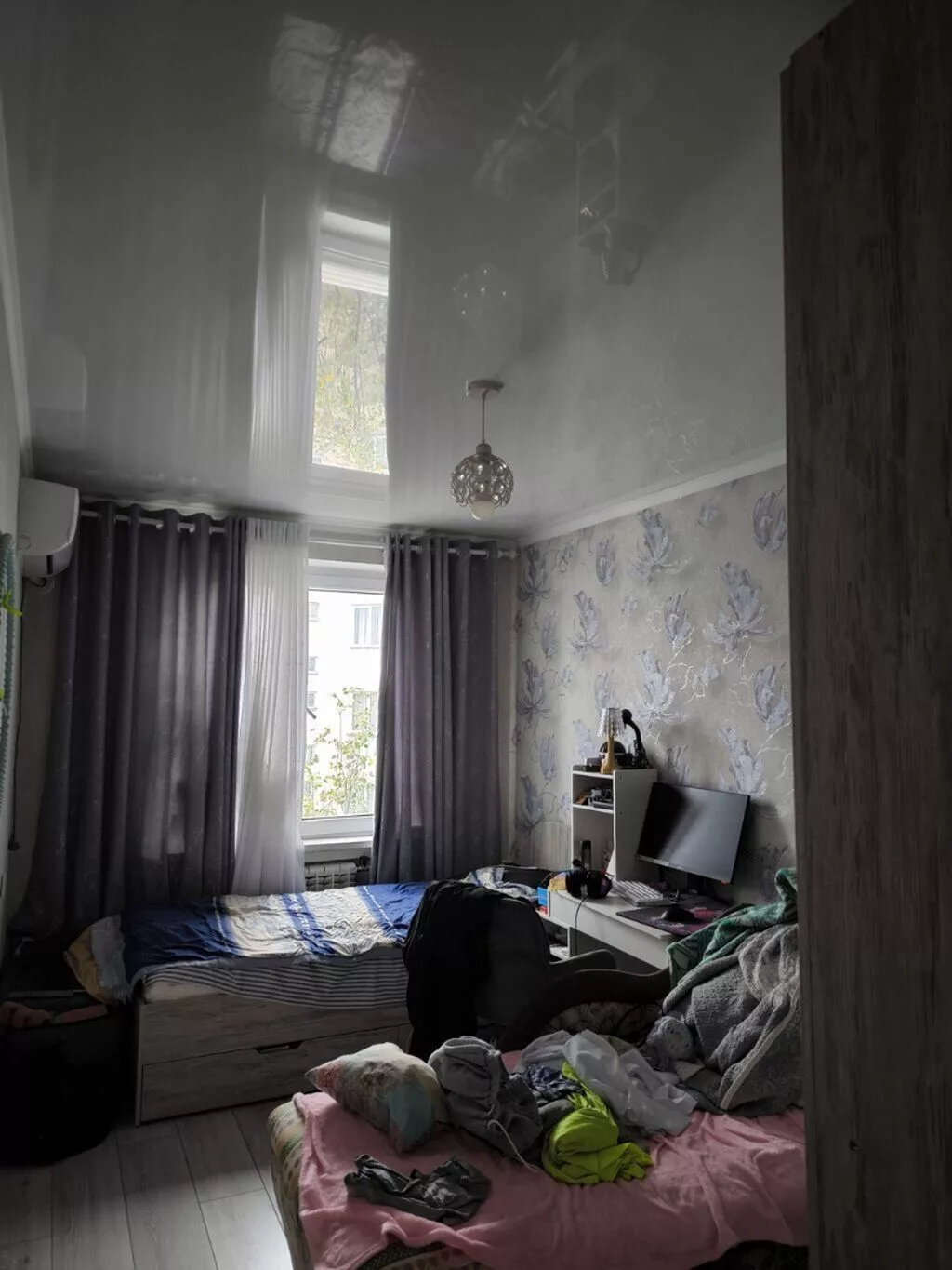 2 комнаты, 43 м², 4 мкр 104 серия, 4 этаж, Косметический ремонт