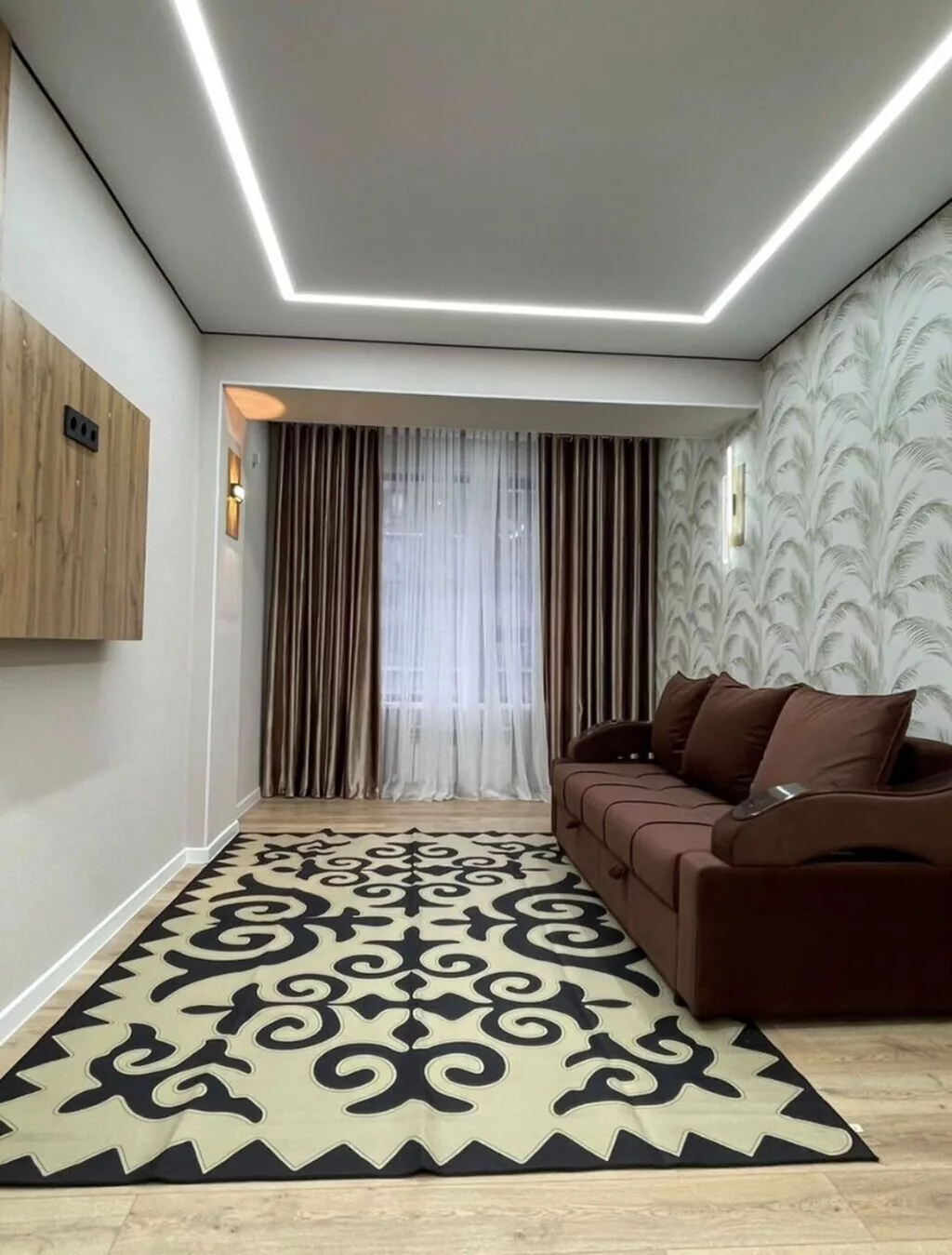 1 комната, 42 м², ул. Горького / Алматинка Элитка, 3 этаж, Дизайнерский ремонт