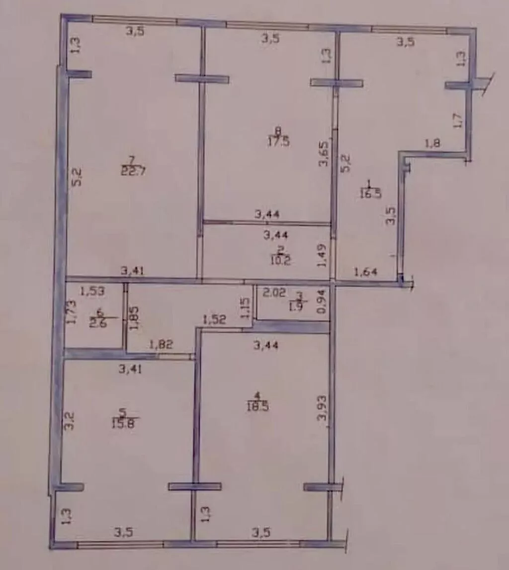 4 комнаты, 106 м², Кок-Жар ж/м Элитка, 7 этаж, Евроремонт