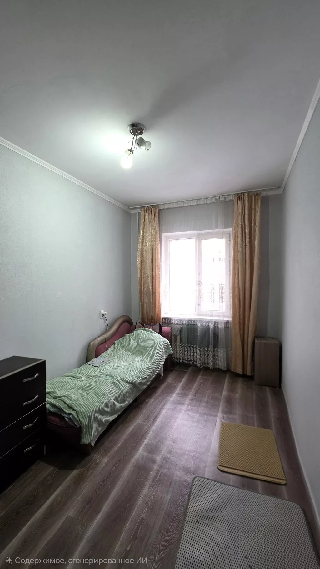 3 комнаты, 65 м², Аламедин-1 мкр 105 серия, 4 этаж, Косметический ремонт