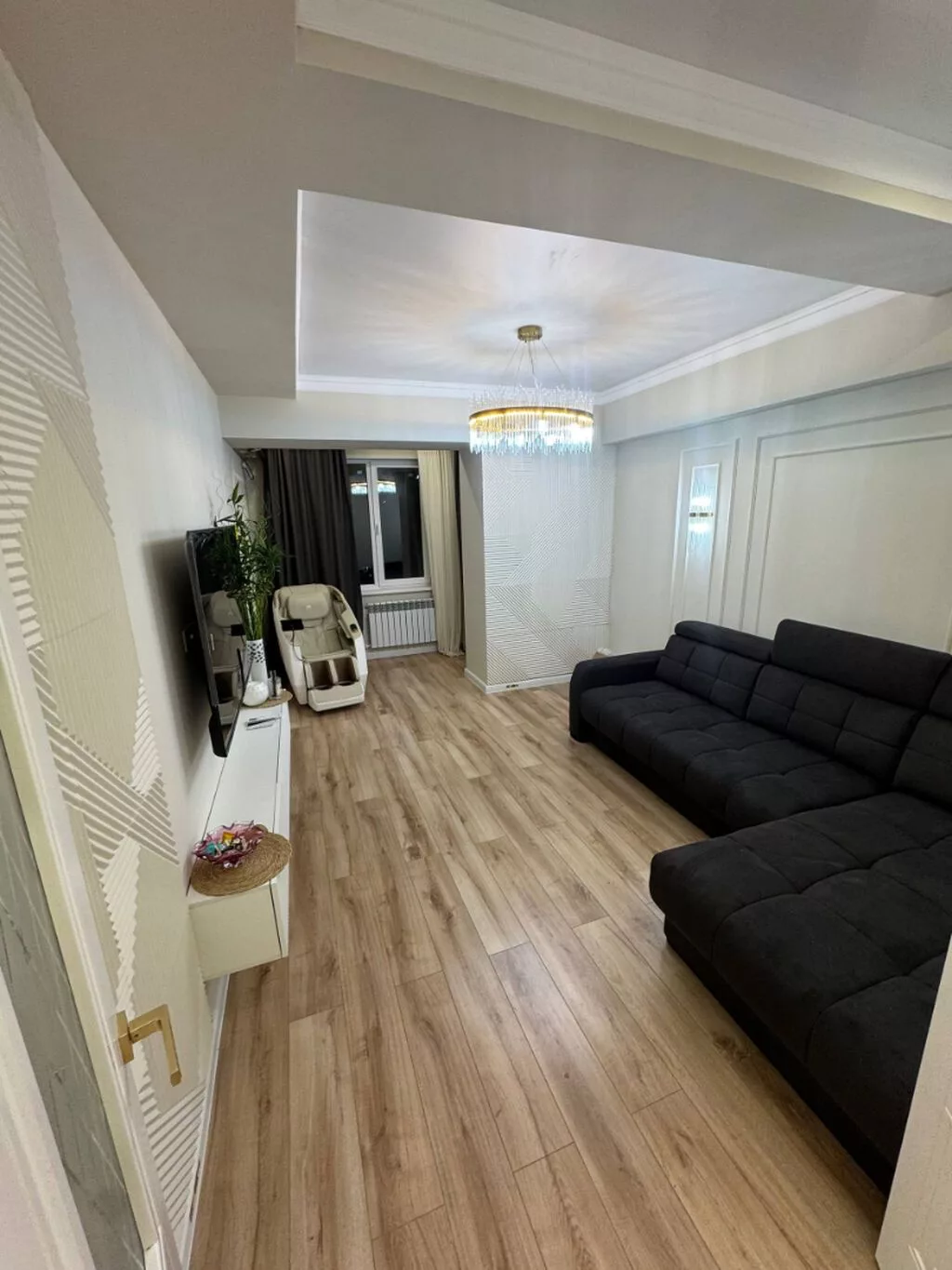 2 комнаты, 80 м², Асанбай мкр 13 этаж, Дизайнерский ремонт