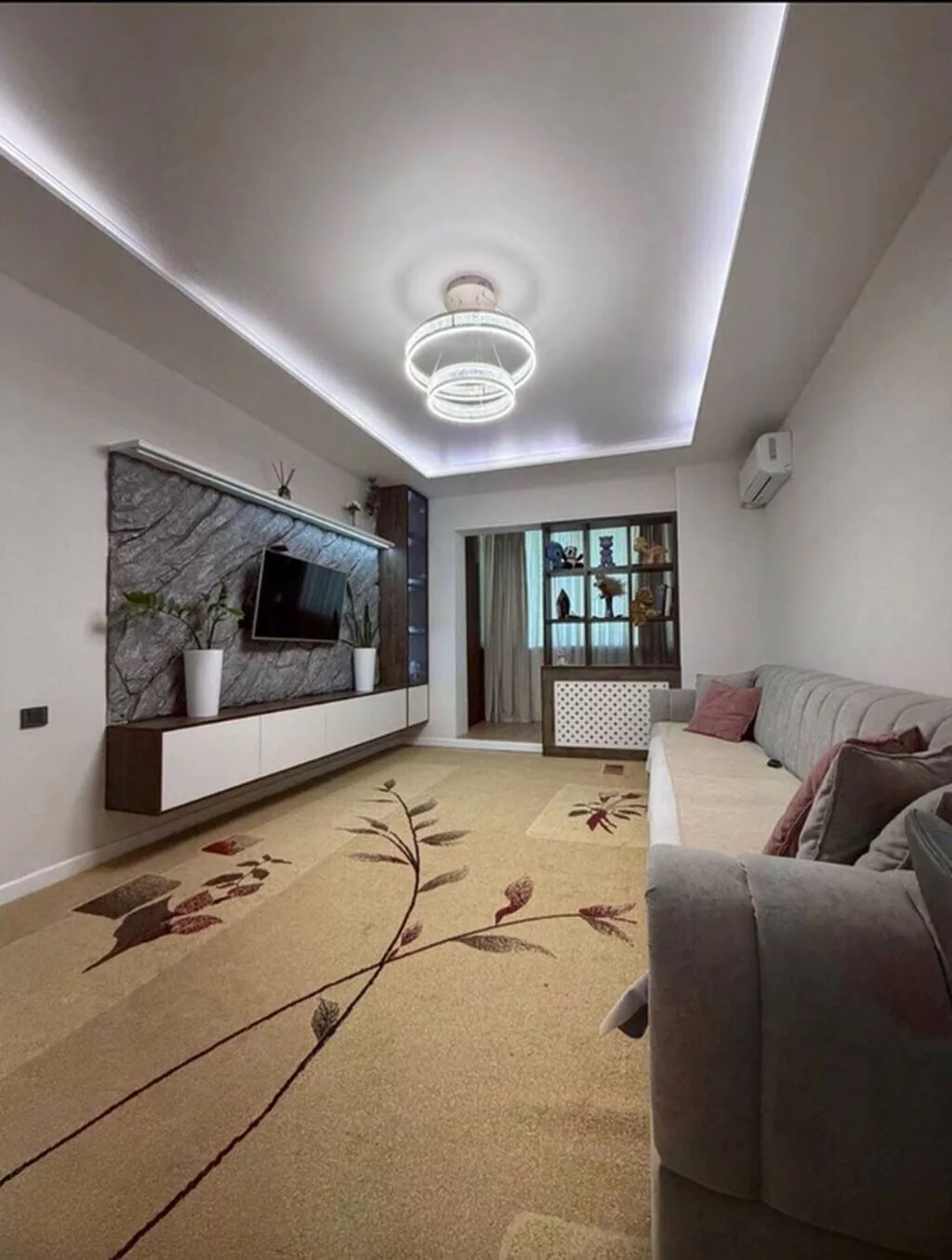 3 комнаты, 63 м², Средний Джал 105 серия, 1 этаж, Евроремонт