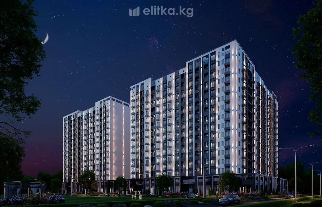 2 комнаты, 78 м²