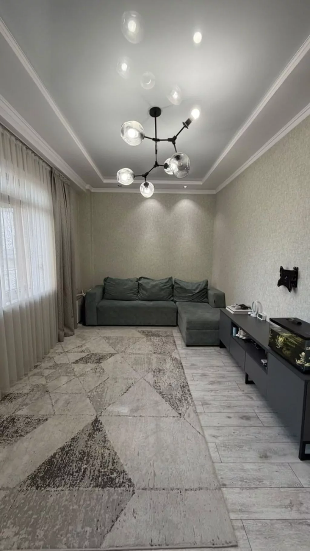 3 комнаты, 89 м², Ак-Кеме Элитка, 1 этаж, Свежий ремонт