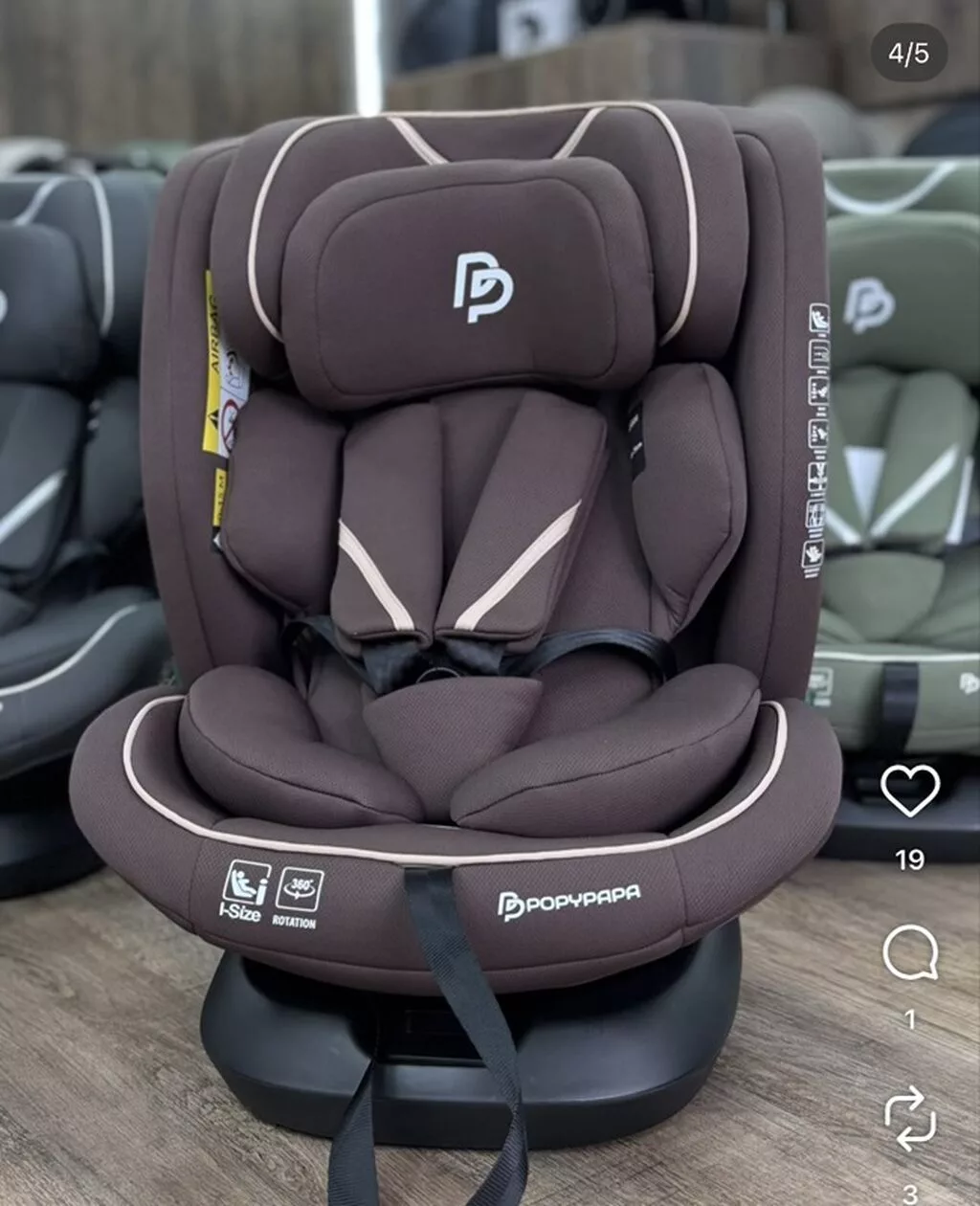 Автокресло новая Детские автокресла Popypapa и Meinkind Popypapa