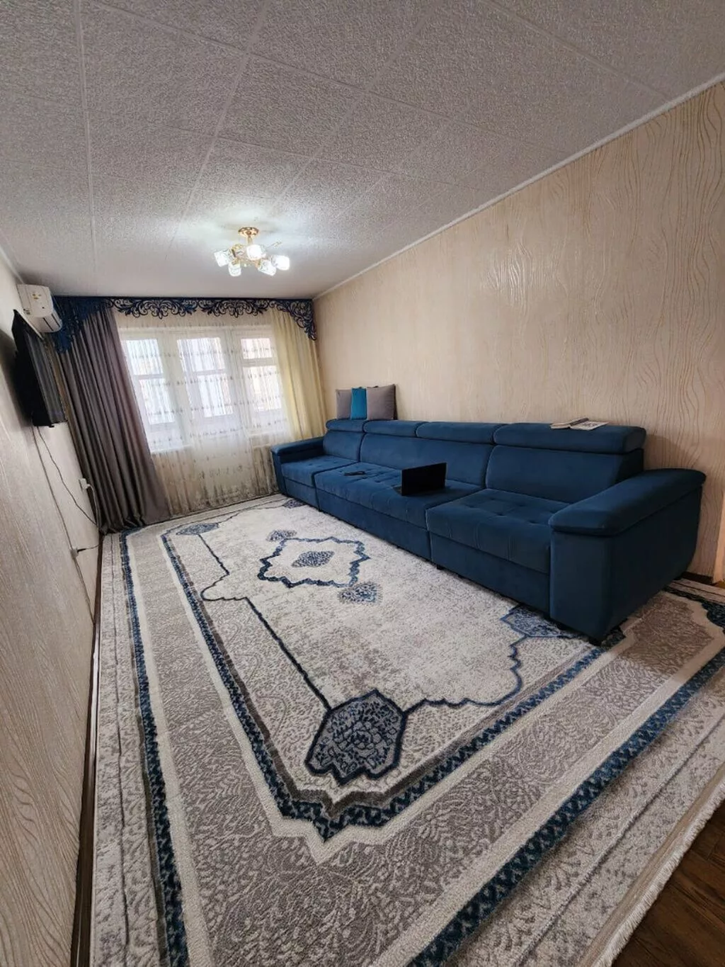 2 комнаты, 53 м², 9 мкр 104 серия, 3 этаж, Свежий ремонт