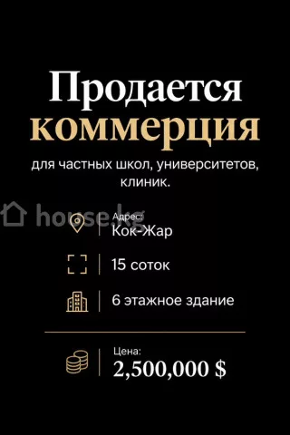 Продажа, коммерческая недвижимость: Чуйская область / Бишкек, город Бишкек, Кок-Жар ж/м — за 218 975 000 сом