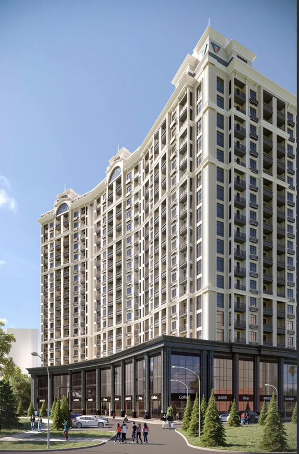 1-комнатная квартира в жилом комплексе Turpan Tower (Южные ворота