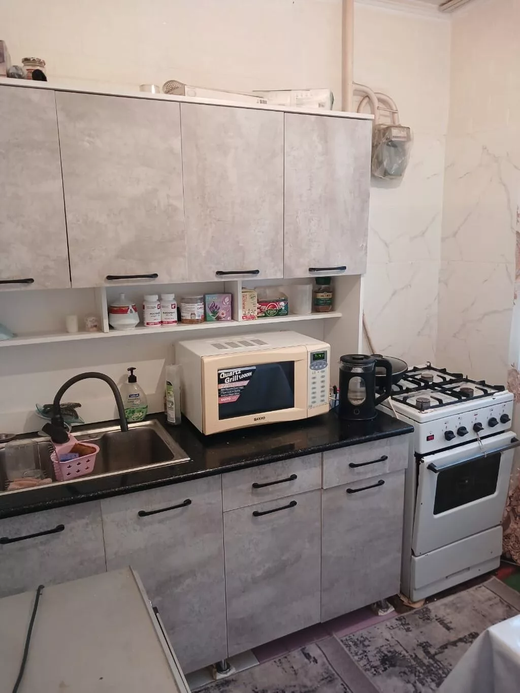 2 комнаты, 44 м², 4 мкр 104 серия, 1 этаж, Косметический ремонт
