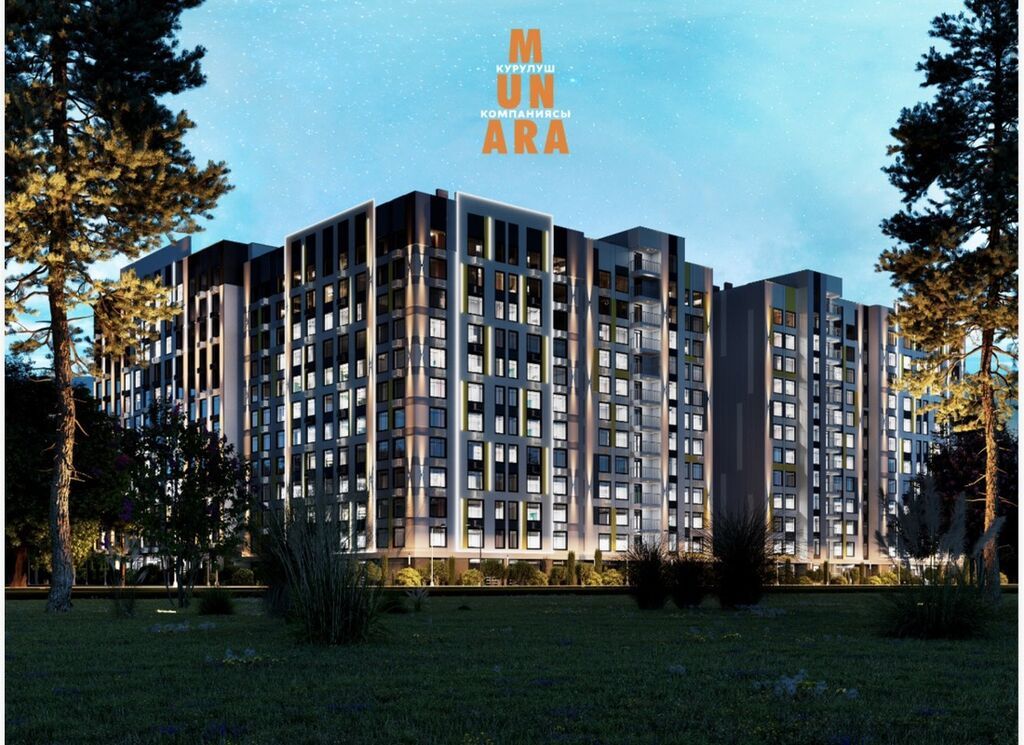 3 комнаты, 133 м², Кок-Жар ж/м Элитка, 7 этаж, ПСО (под самоотделку)
