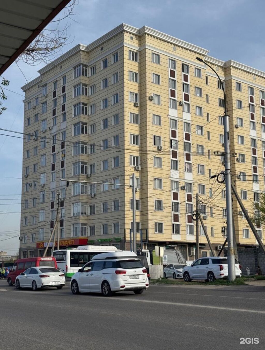2 комнаты, 55 м², Аламедин-1 мкр Элитка, 10 этаж, ПСО (под самоотделку)
