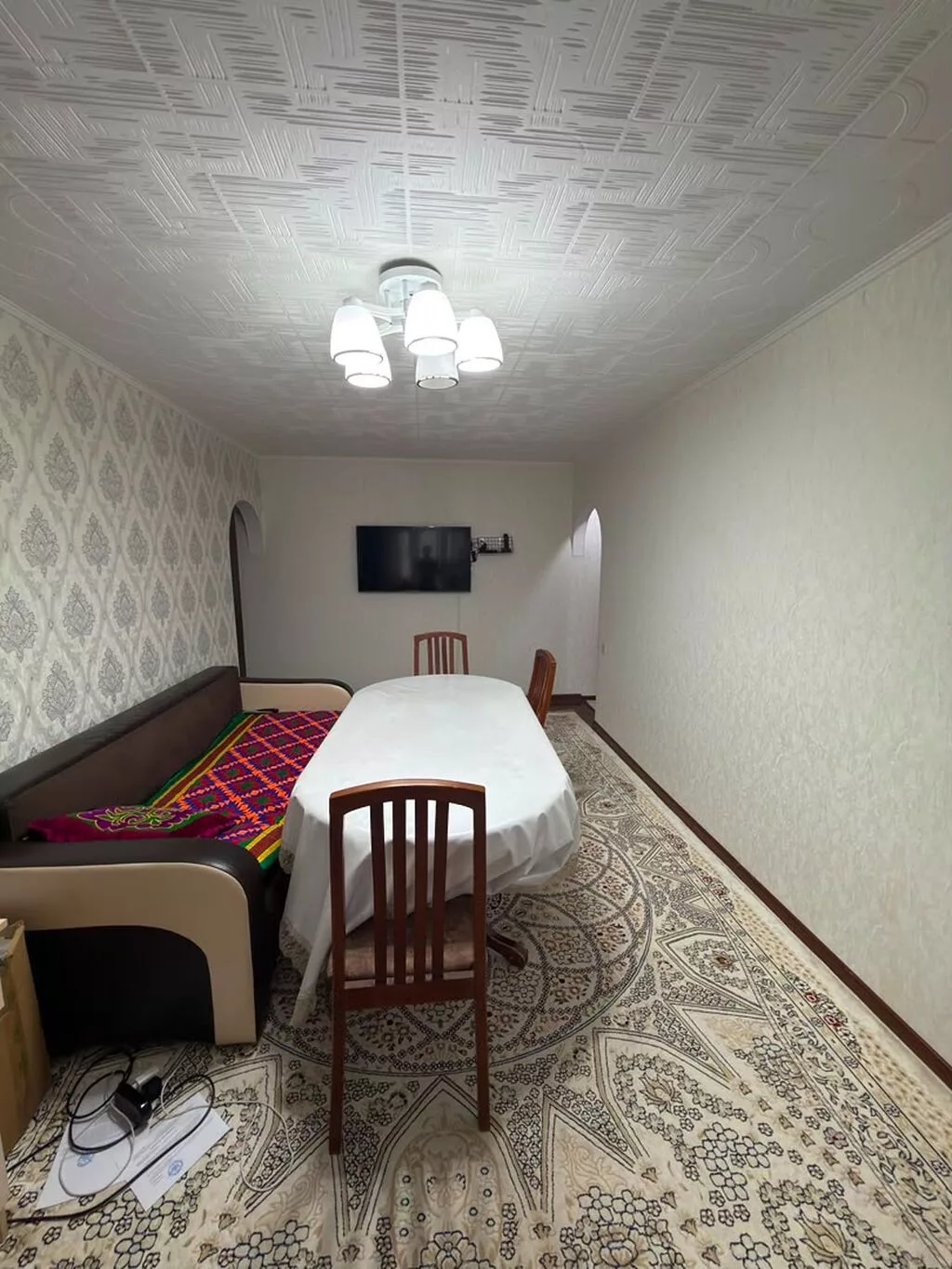 3 комнаты, 58 м², 6 мкр 104 серия, 4 этаж, Свежий ремонт