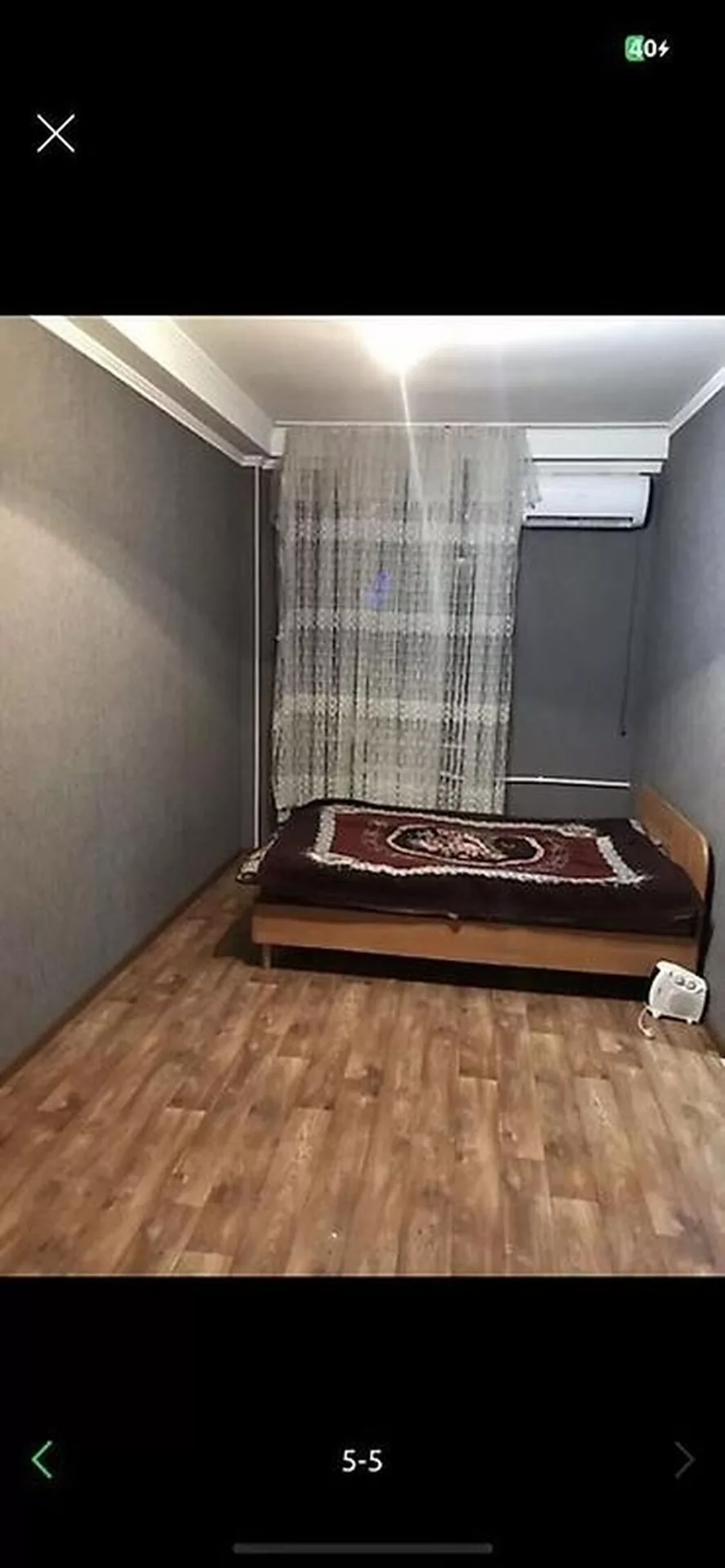 Доброй Сдается 1х км квартира С мебелью полностью Аристон Плита