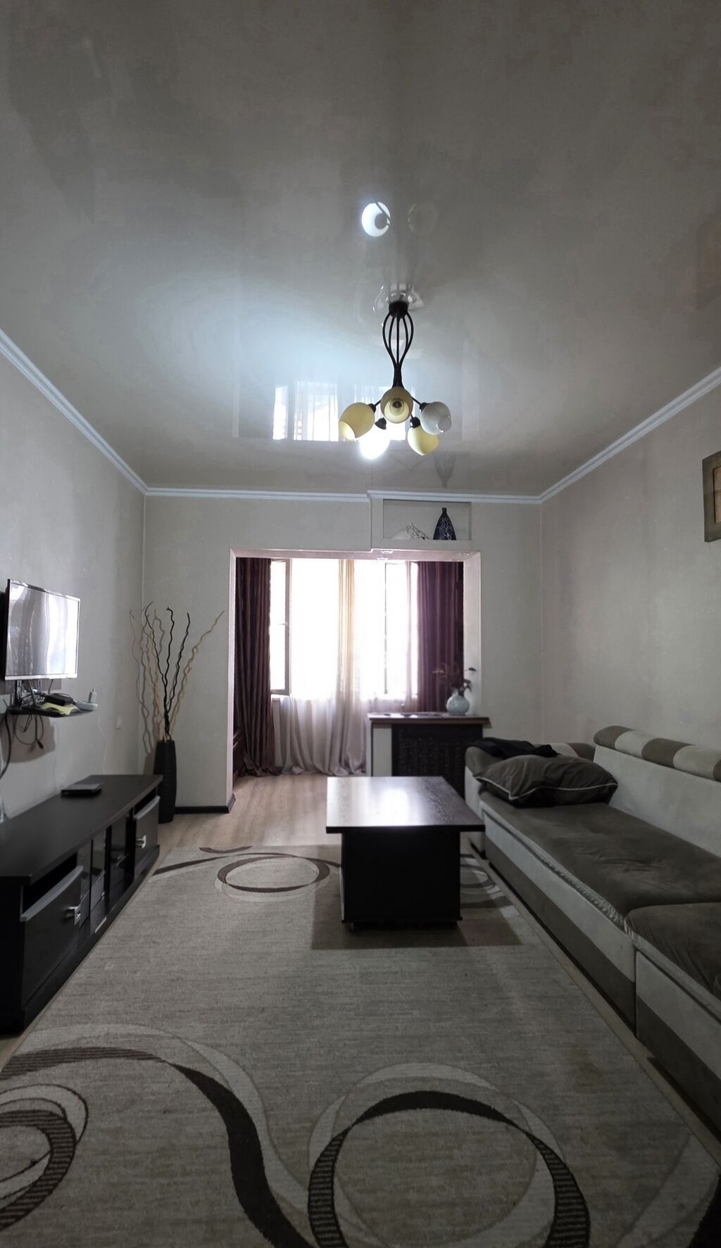 3 комнаты, 70 м², Аламедин-1 мкр 105 серия, 1 этаж, Косметический ремонт