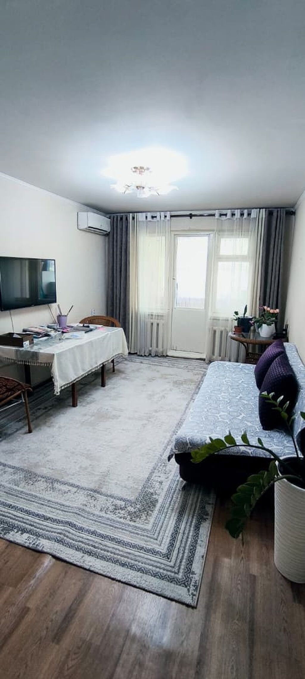 3 комнаты, 58 м², 8 мкр 104 серия, 4 этаж, Косметический ремонт