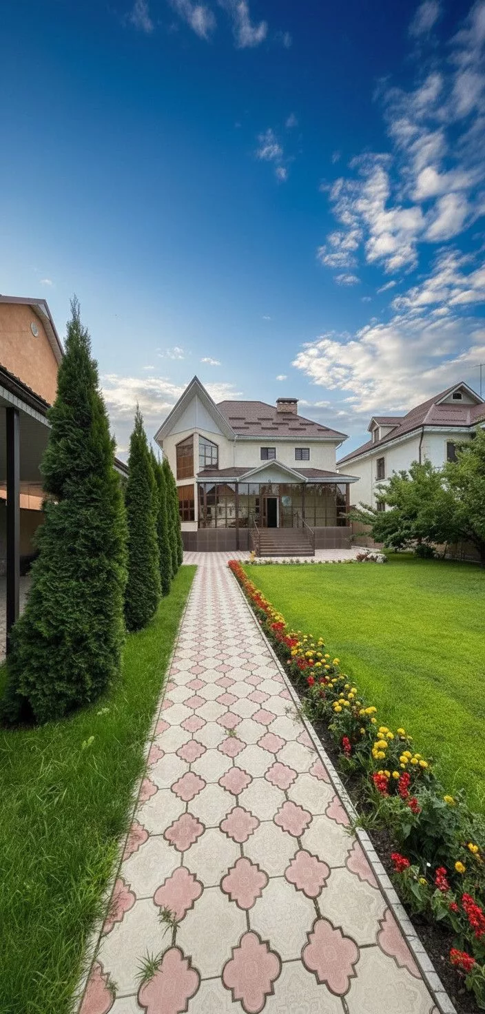 Продается дом (р-н К2, Ак-Кеме) просторный двухэтажный особняк с