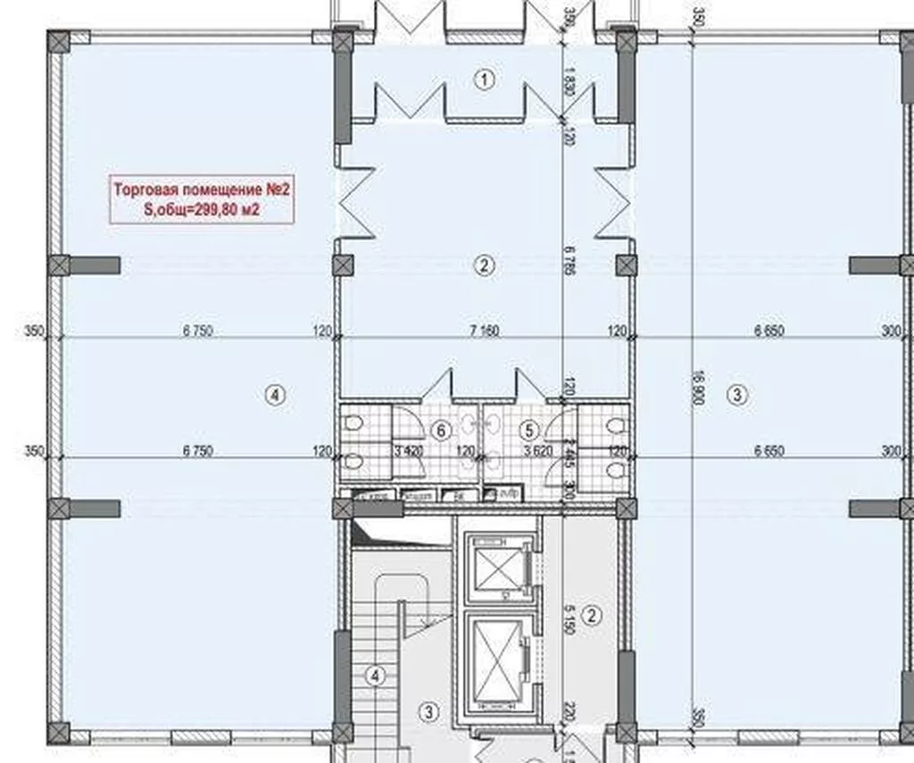 Продажа офисов 150 м², Без ремонта, Многоэтажное здание, 1 этаж