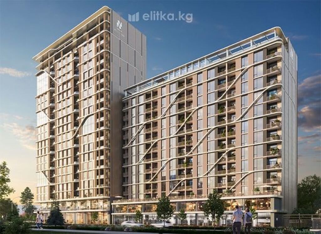 2 комнаты, 87 м², Мед Академия Элитка, 16 этаж, ПСО (под самоотделку)