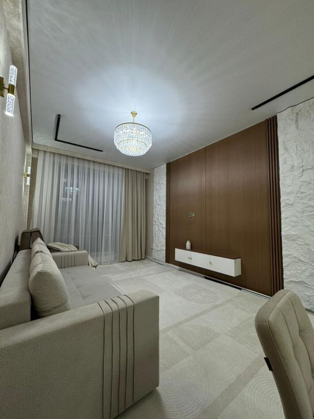 Студия, 61 м², Асанбай мкр Элитка, 7 этаж, Дизайнерский ремонт