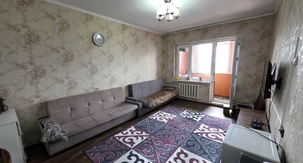 1 комната, 35 м², Аламедин-1 мкр 105 серия, 8 этаж, Косметический ремонт