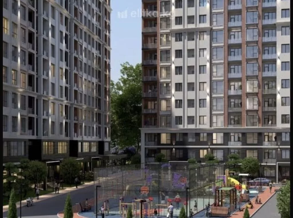 Строится, Элитка, 2 комнаты, 77 м²