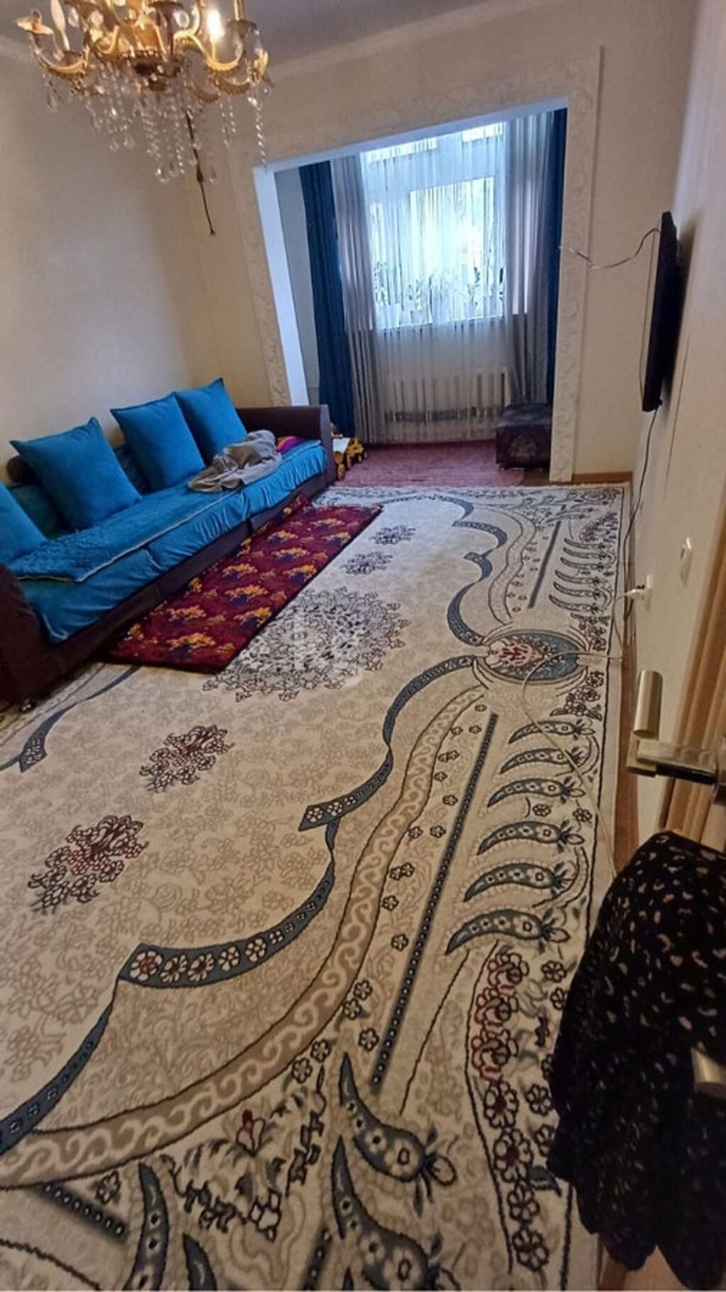3 комнаты, 82 м², 12 мкр 106 серия, 4 этаж, Косметический ремонт