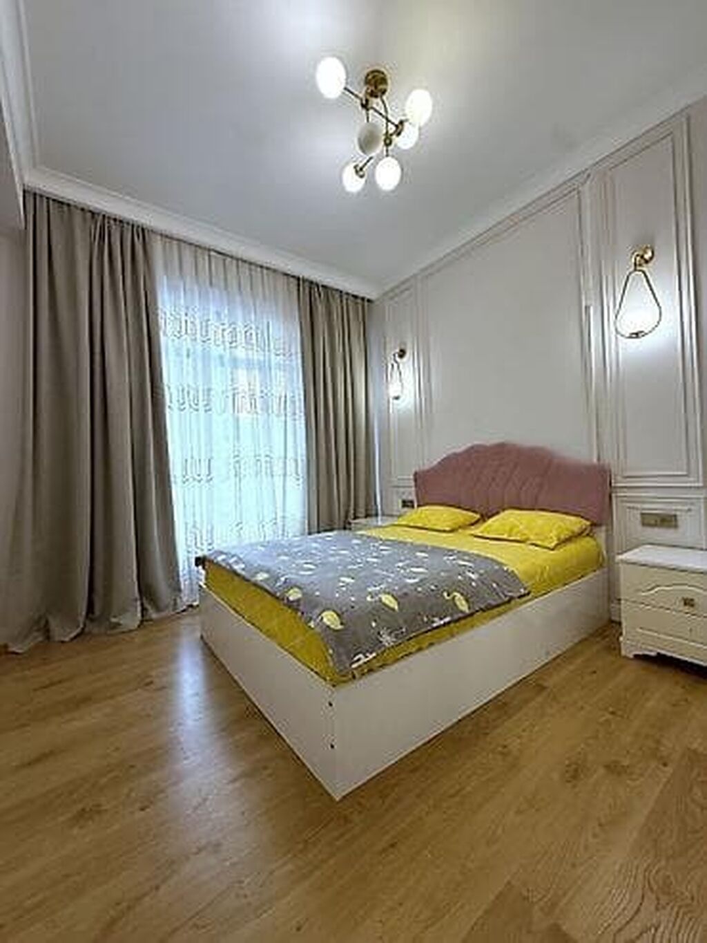 1 комната, Люкс, элитка, Бишкек Парк ТРЦ, Душевая кабина, Постельное белье, Кондиционер