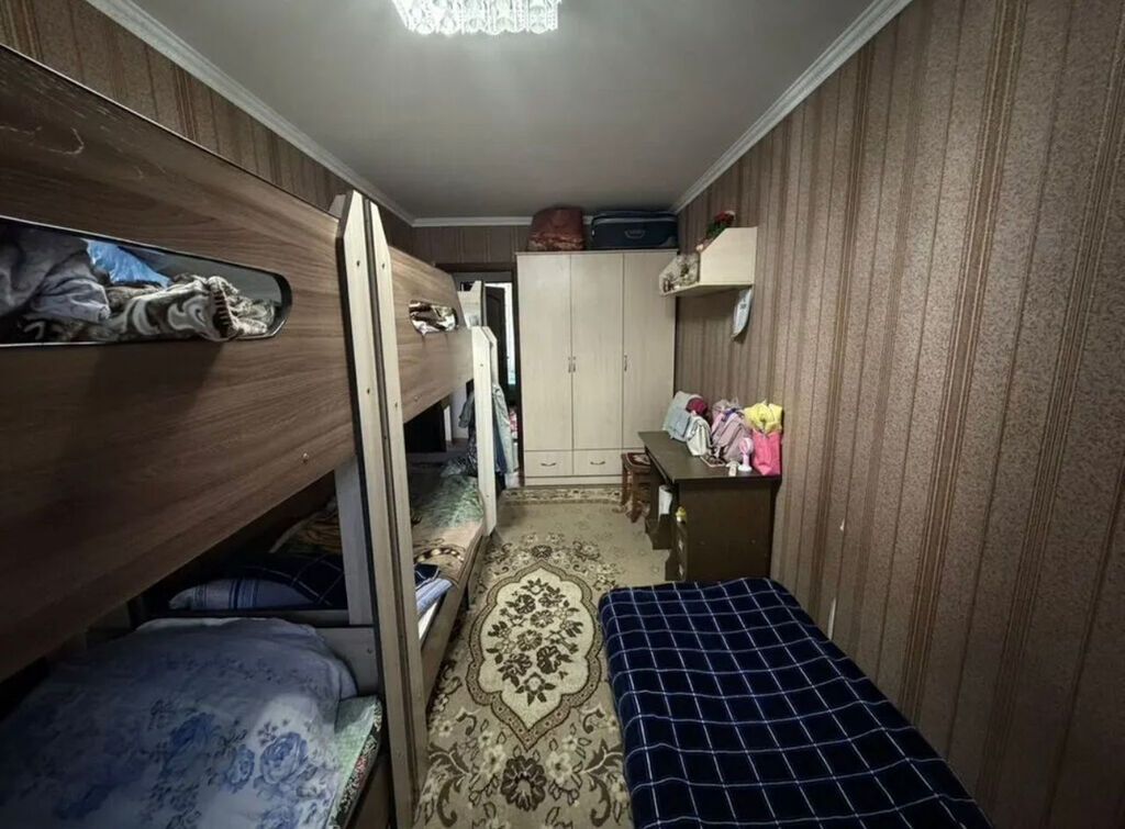 3 комнаты, 58 м², Кок-Жар мкр 104 серия, 3 этаж, Косметический ремонт