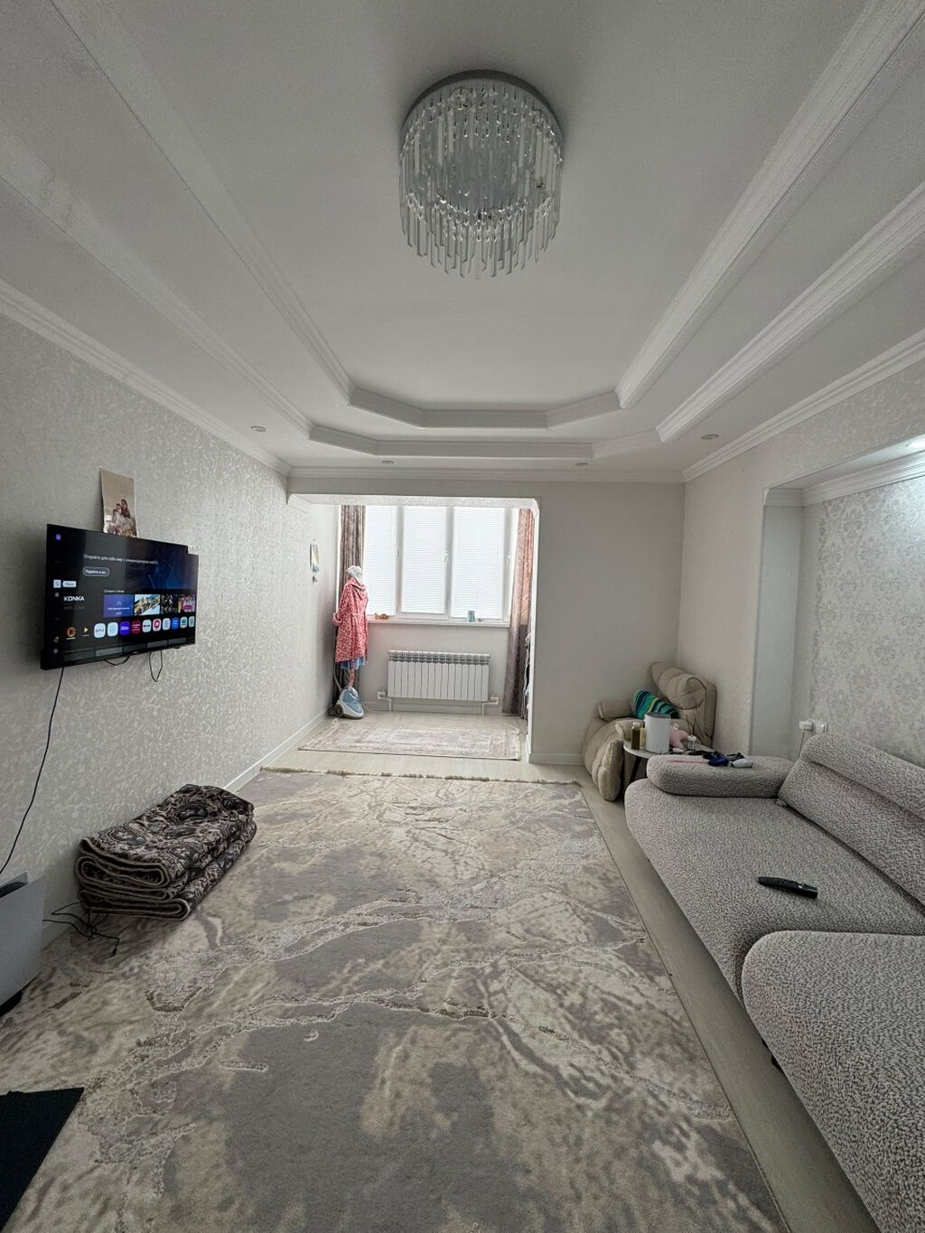 1 комната, 46 м², Кок-Жар ж/м Элитка, 6 этаж, Евроремонт