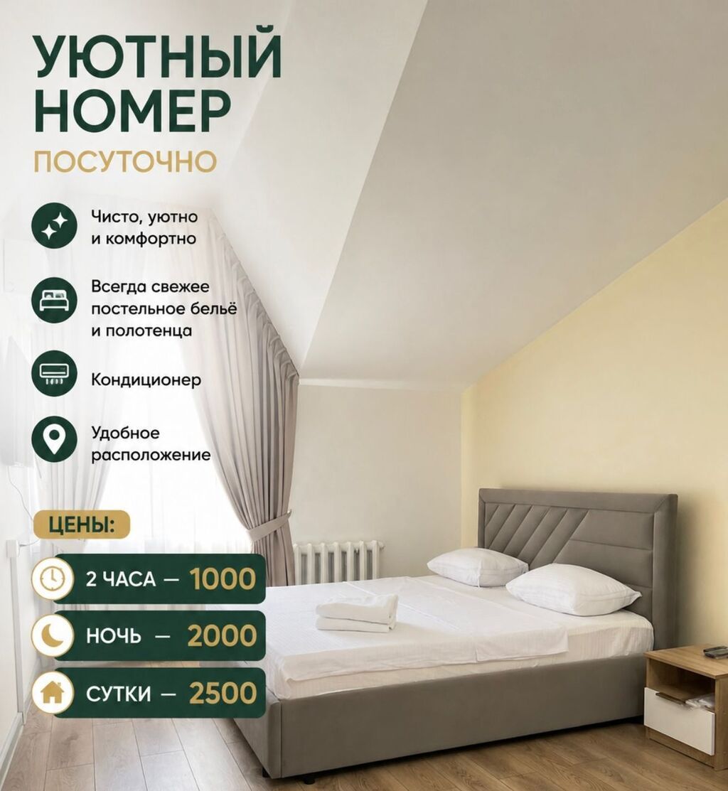 Студия, Люкс, элитка, Ак-Кеме (старый аэропорт), Душевая кабина, Постельное белье, Кондиционер