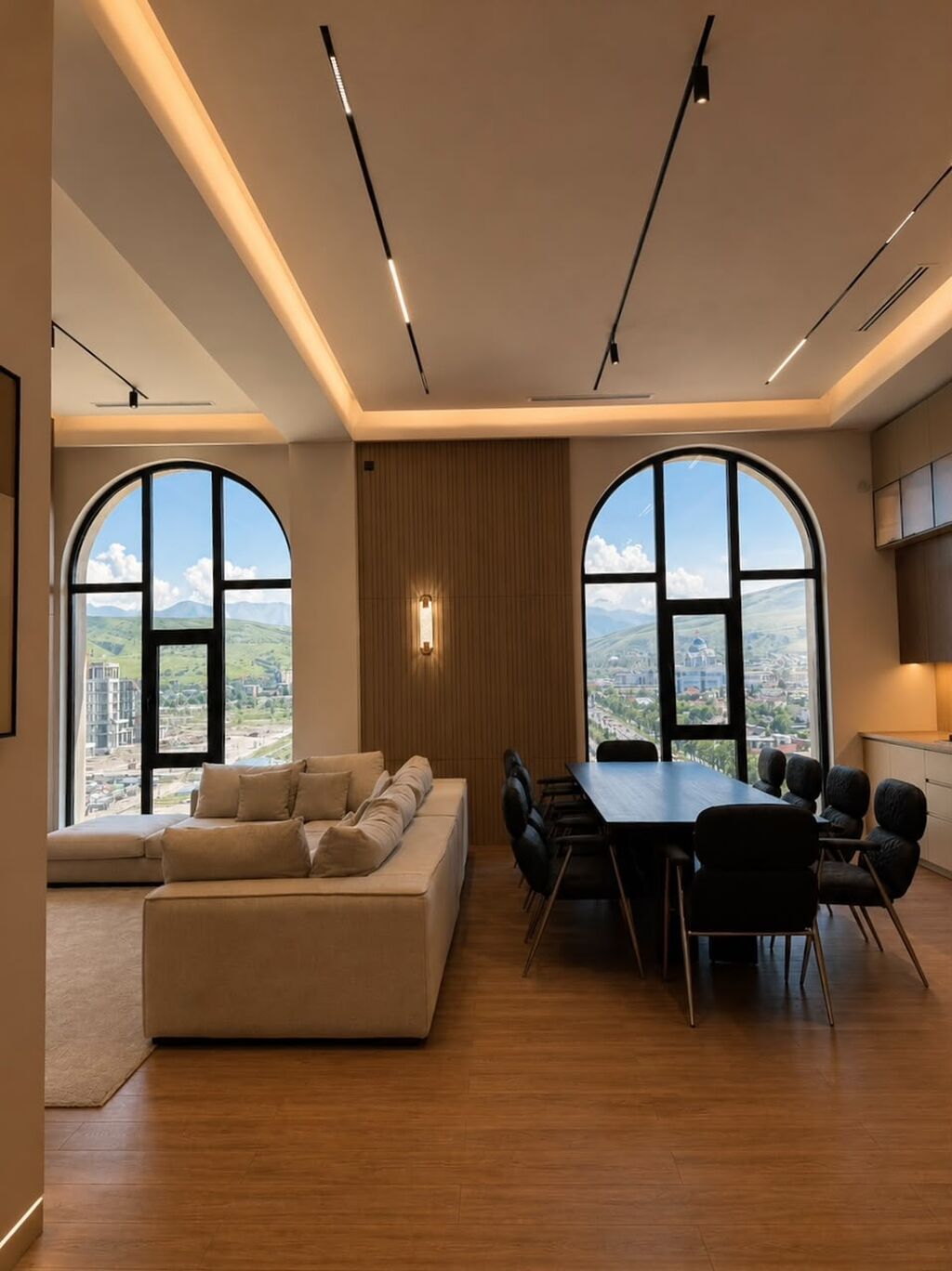 3 комнаты, 140 м², Ала-Арча ТРЦ Элитка, 14 этаж, Дизайнерский ремонт