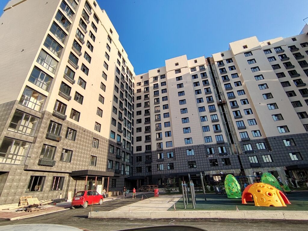 2 комнаты, 65 м², Манас-Ата мкр., Элитка, 6 этаж, ПСО (под самоотделку)