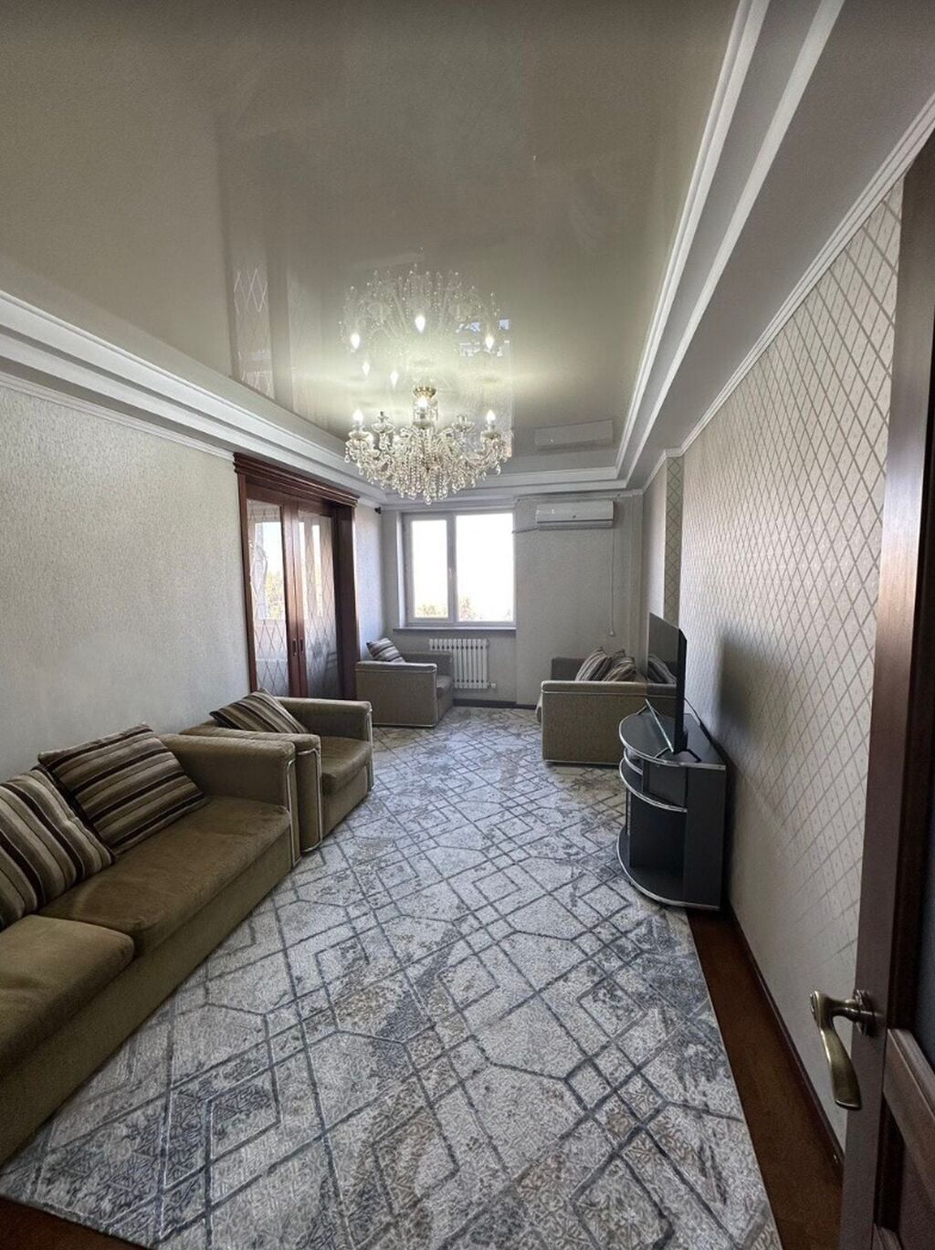 2 комнаты, 73 м², Асанбай мкр Элитка, 7 этаж, Евроремонт