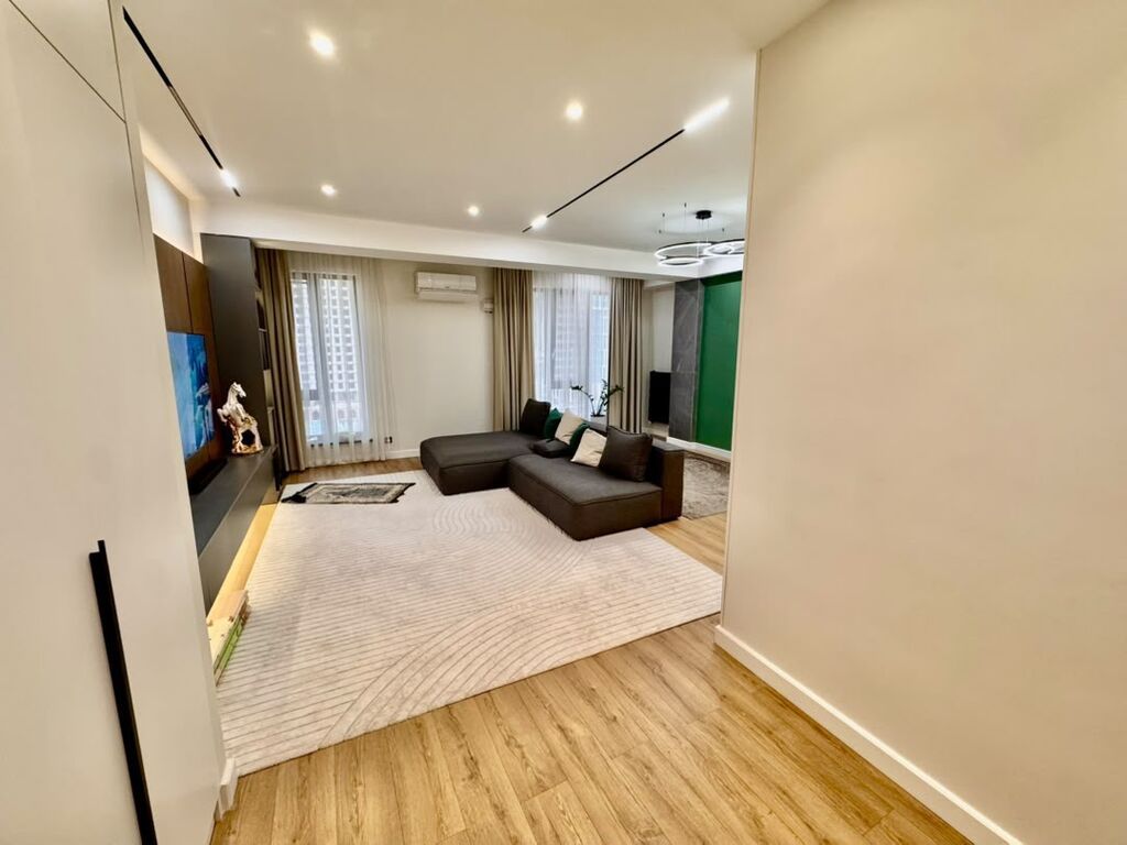 3 комнаты, 120 м², Асанбай мкр Элитка, 7 этаж, Дизайнерский ремонт
