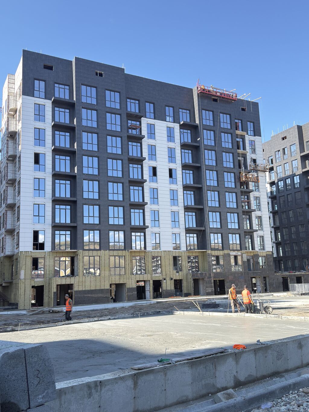 2 комнаты, 80 м², Орто-Сай с. Элитка, 9 этаж, ПСО (под самоотделку)