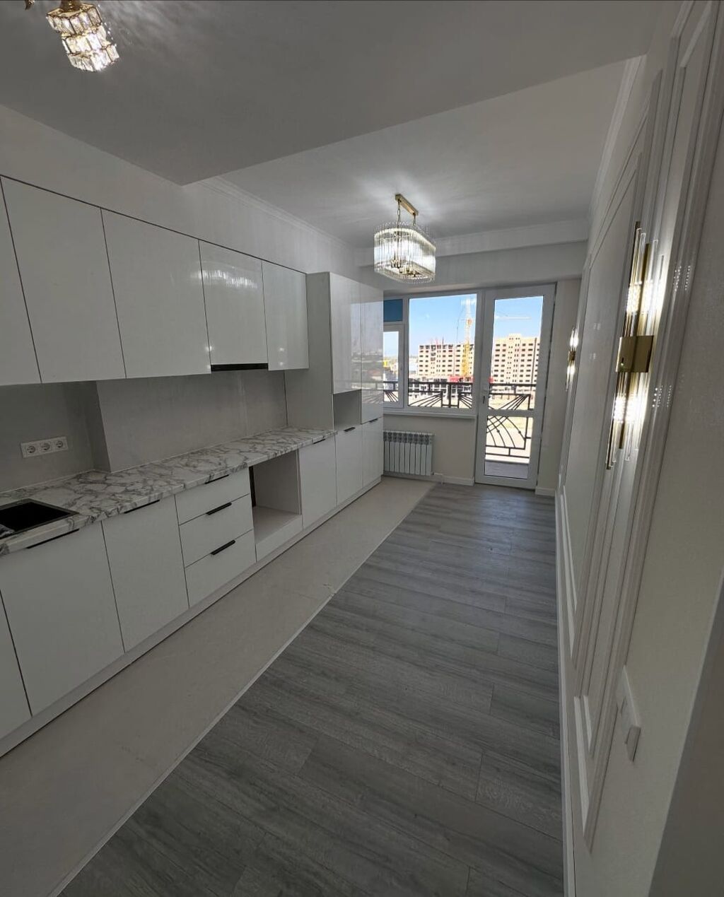 3 комнаты, 100 м², Кызыл Аскер Элитка, 7 этаж, Евроремонт