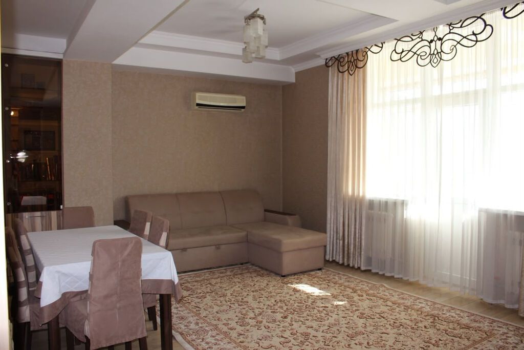 3 комнаты, 96 м², Манаса/Боконбаева Элитка, 5 этаж, Евроремонт