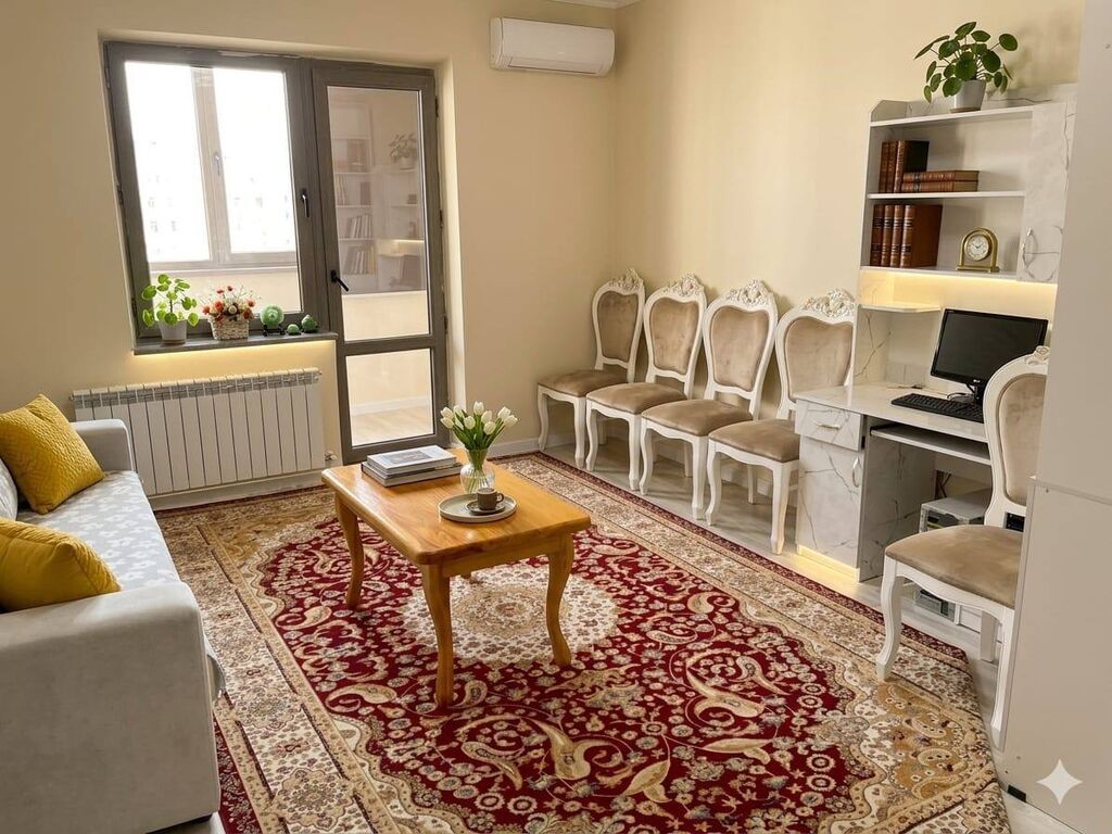 2 комнаты, 68 м², ул. Московская / Турусбекова Элитка, 2 этаж