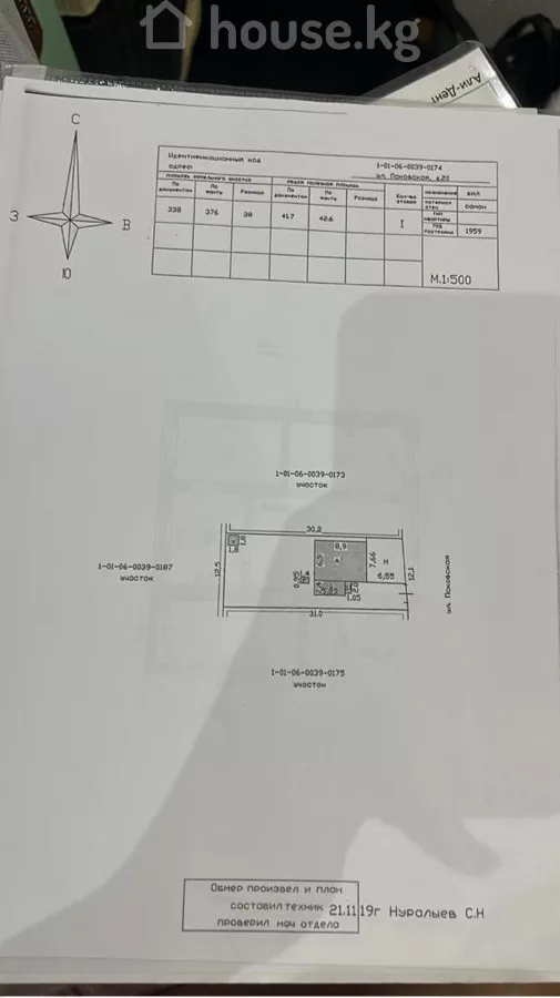 Продажа, участок: Чуйская область / Бишкек, город Бишкек, Рабочий Городок — за 13 138 500 сом