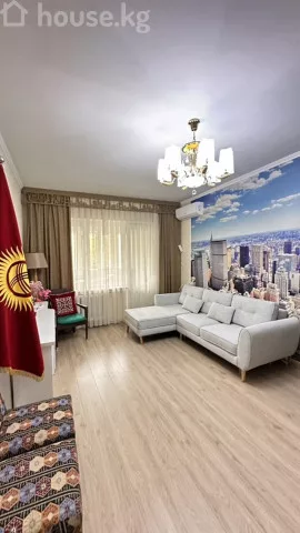 Аренда, 2-комн. квартира: Чуйская область / Бишкек, город Бишкек, 12 м-н - на долгий срок — за 58 000 сом