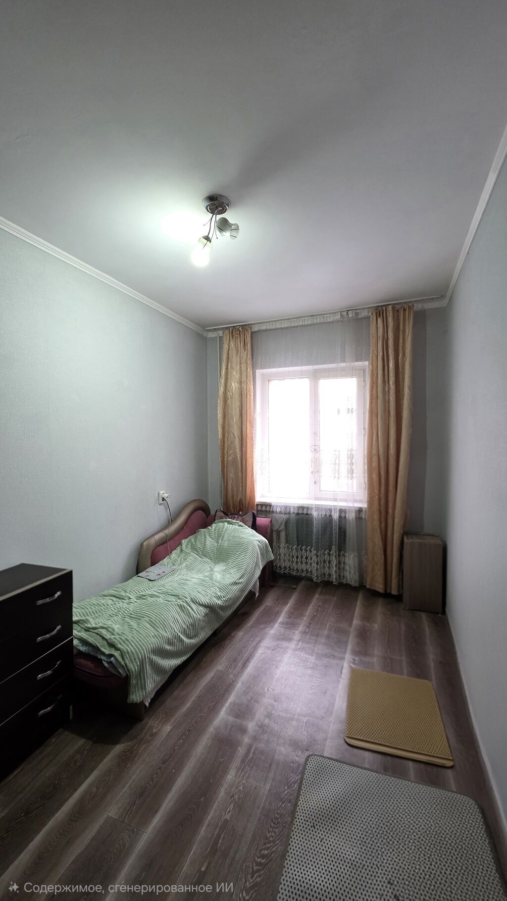 3 комнаты, 65 м², Аламедин-1 мкр 105 серия, 4 этаж, Косметический ремонт