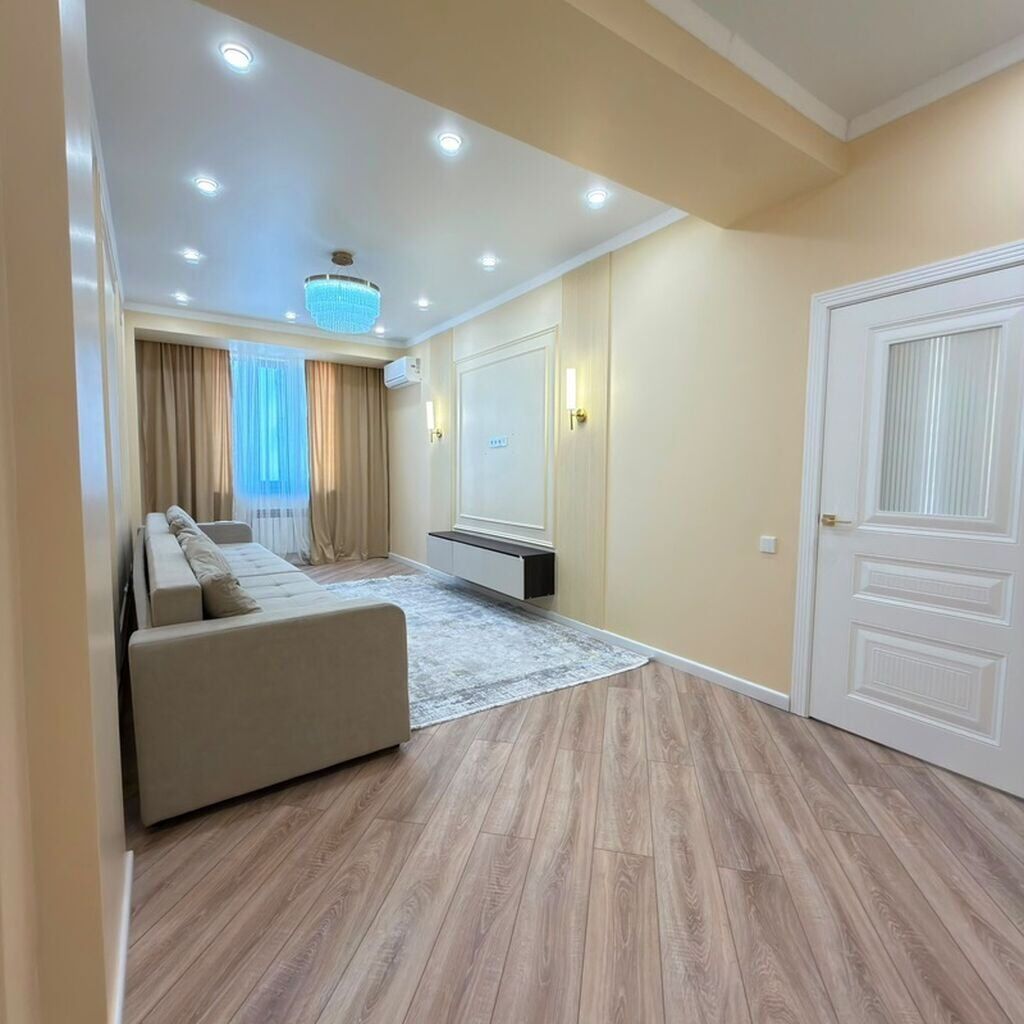 2 комнаты, 60 м², Тунгуч мкр Элитка, 6 этаж, Евроремонт