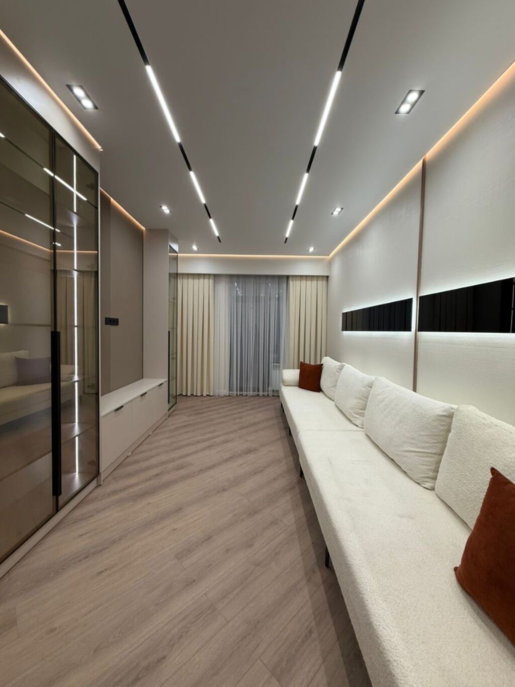 3 комнаты, 84 м², Асанбай мкр Элитка, 8 этаж, Евроремонт