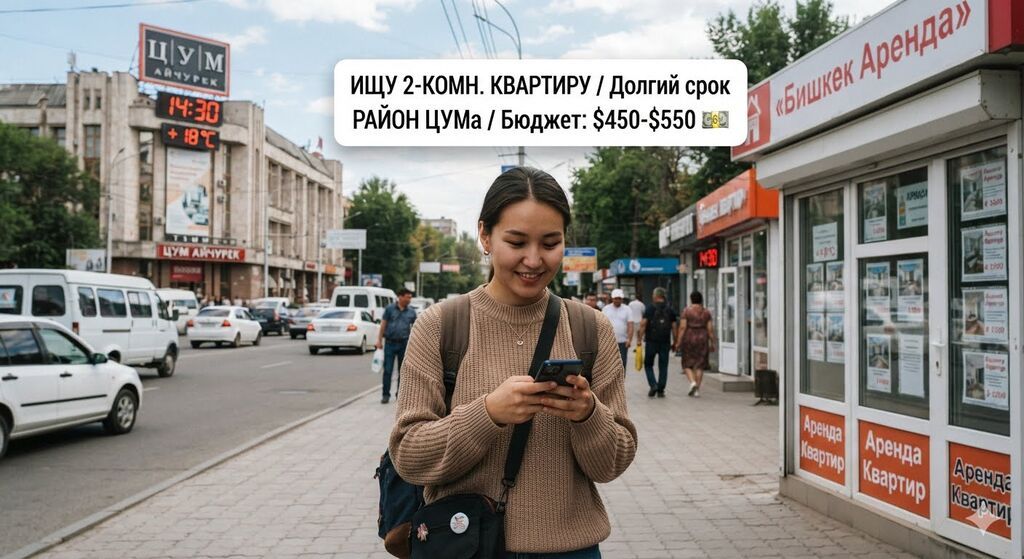Ищу квартиру в районе цум гум 2 комнатную