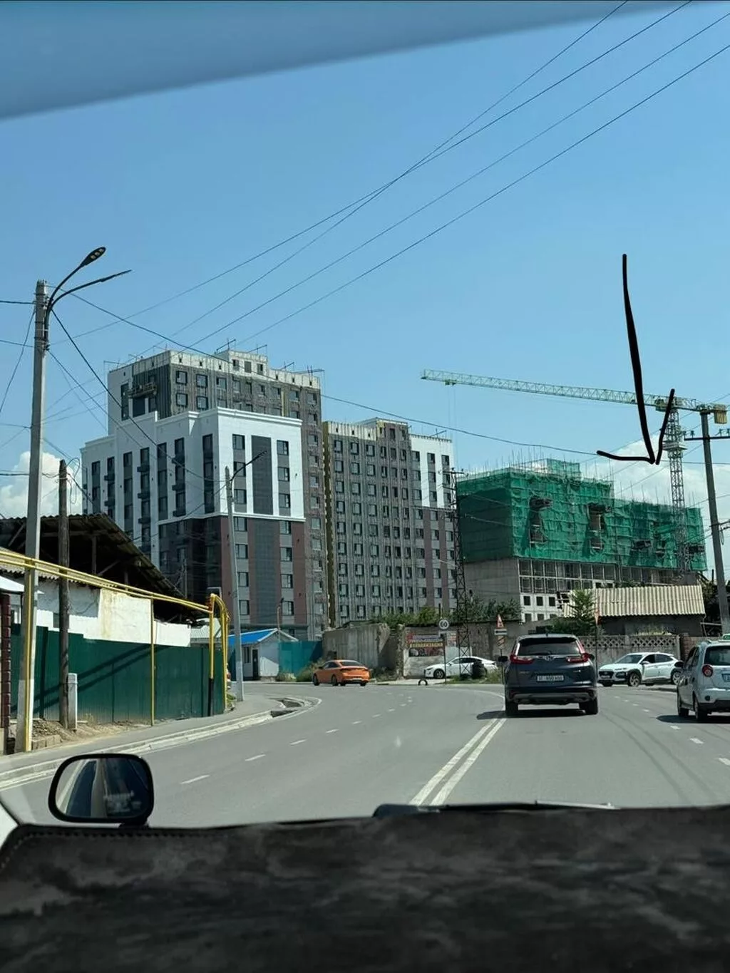 2 комнаты, 64 м², Ошский мкр., Элитка, 11 этаж, ПСО (под самоотделку)