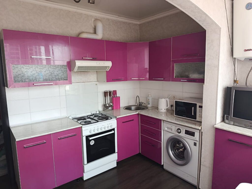1 комната, 43 м², Кок-Жар мкр 106 серия улучшенная, 5 этаж, Косметический ремонт