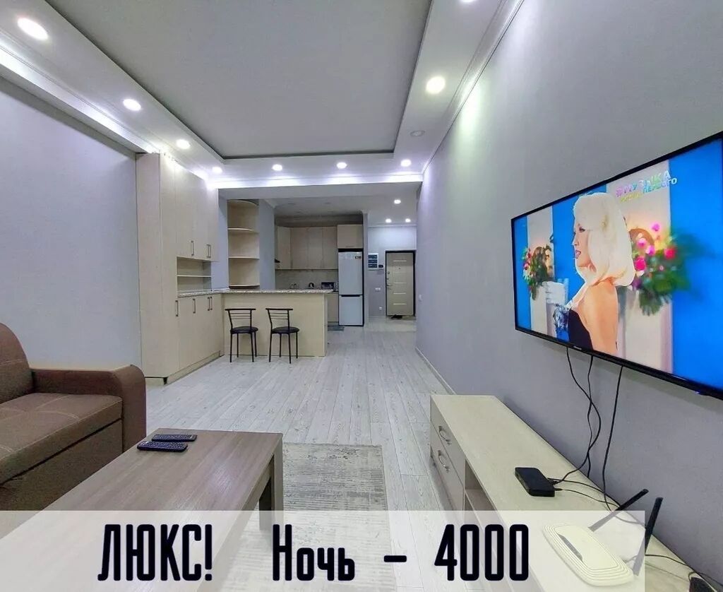 1 комната, Люкс, элитка, Восток-5 мкр, Душевая кабина, Постельное белье, Кондиционер